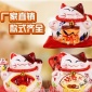 陶瓷招財貓 創(chuàng)意白瓷儲蓄罐 生日禮品存錢罐工藝品批發(fā) 產(chǎn)地貨源