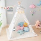 兒童帳篷游戲屋可定制寶寶室內(nèi)公主屋兒童帆布印第安帳篷