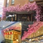 仿真櫻花婚慶大櫻花樹室內(nèi)客廳空調(diào)管道吊頂裝飾塑料假花藤條造景