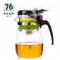 臺灣76 BD-750鷹嘴飄逸杯 750ml耐熱玻璃茶壺 過濾內(nèi)膽泡茶壺批發(fā)