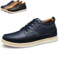2016春秋新品手工休閑皮鞋男真皮頭層休閑鞋男低幫內(nèi)增高英倫男鞋