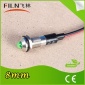 8mm 綠色 金屬 LED 指示燈 5v12v帶線信號燈 廠家定做
