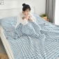 純棉色織水洗棉成人旅行隔臟睡袋便攜酒店賓館床單室內(nèi)戶外